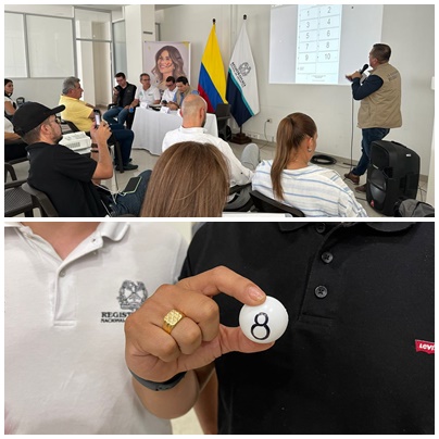 Se sorteó la ubicación de los logos de las agrupaciones políticas en las tarjetas electorales para las elecciones territoriales 2023