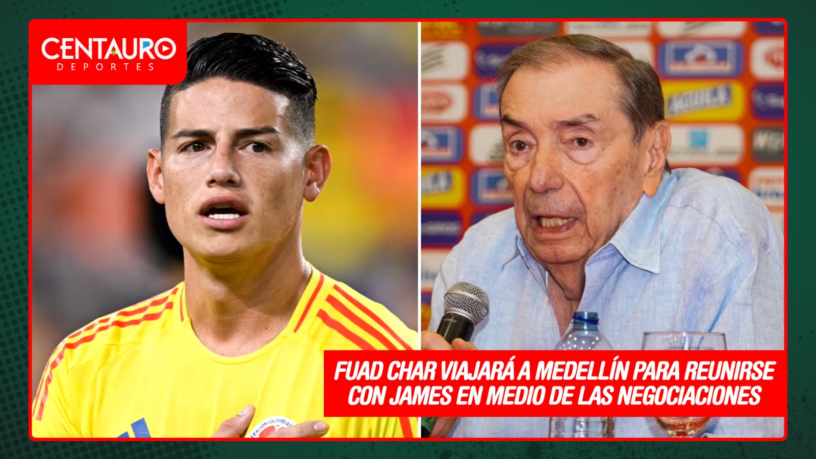 Fuad Char viajará a Medellín para reunirse con James en medio de las negociaciones